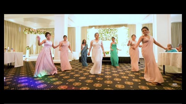 Tharushi & Sahan - Surprise Dance by Tharushi, The Bridesmaids & Friends (2K)