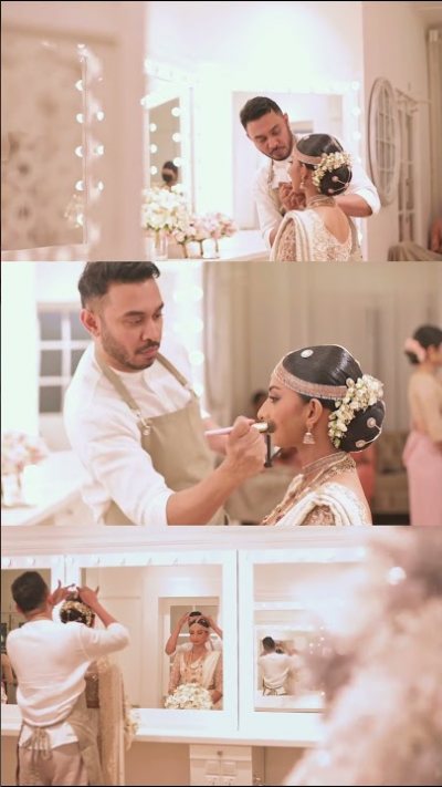 Puranjana & Yasas - Makeup by Dananjaya Bandara